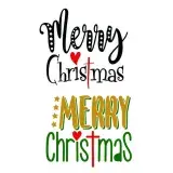 Merry Christmas SVG Cuttable Design
