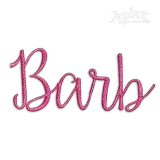 Moonshine Script Machine Embroidery Font Monogram
