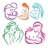 Mother and Baby SVG Cuttable Designs