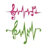 Music Wave SVG Cuttable Design