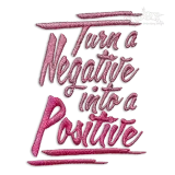 Negative Positive Machine Embroidery Design by Apex