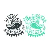 No Siesta Let's Fiesta SVG Cuttable Design