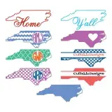 North Carolina Home State Cuttable Designs