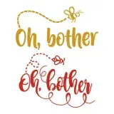 Oh, Bother Bee SVG Cuttable Design