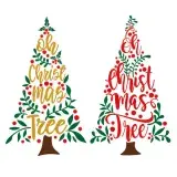 Oh Christmas Tree SVG Cuttable Design