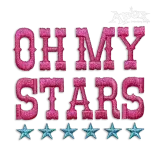 Oh My Stars Machine Embroidery Design by Apex