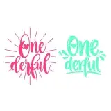 Onederful Cuttable Design