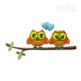 Owl Always Love You Couple Machine Embroidery Design | Apex