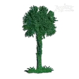 Palmetto Palm Tree Machine Embroidery Design by Apex