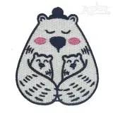 Papa Bear Embroidery Design