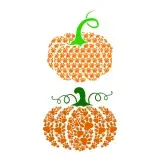 Paw Pumpkin SVG Cuttable Design