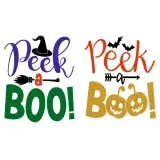 Halloween Peek a Boo SVG Cuttable Design