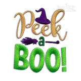 Peek a Boo Halloween Machine Embroidery Design by Apex