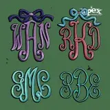 Pillow Machine Embroidery Font by Apex All