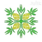 Pineapple Decor Embroidery Designs