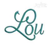 Pistoia Script Machine Embroidery Font by Apex Designs Art