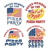 Pizza Party SVG Cuttable Designs