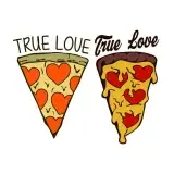 Pizza True Love SVG Cuttable Design