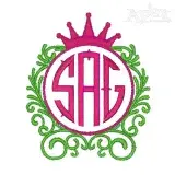 Crown Embroidery Frame Design
