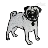 Pug Dog Machine Embroidery Design - Apex