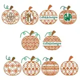 Pumpkin Aztec Cuttable Designs