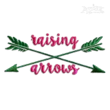 Raising Arrows Kids Mother Machine Embroidery Design