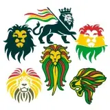 Rasta Lion SVG Cuttable Designs