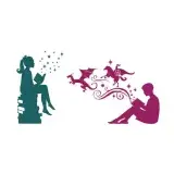 Reading Book Silhouette SVG Cuttable Design