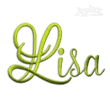 Regal Machine Embroidery Font by Apex