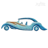 Retro Vintage Car Machine Embroidery Design by Apex