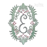 Retro Flourish Machine Monogram Embroidery Frames by Apex