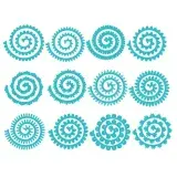 Rolled Flower Pack SVG Cuttable Design