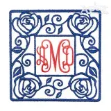 Roses Square Embroidery Frame