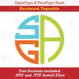 Round Monogram TrueType Font