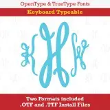 Royal Circle Monogram TrueType Font