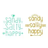 Sandy Salty Happy SVG Cuttable Design