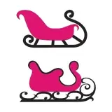 Santa's Sleigh SVG Cuttable Files