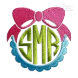 Scallop Bow Machine Embroidery Frames Accent by Apex