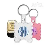 Scallop Sanitizer Holder & Keychain Feltie ITH Embroidery Design