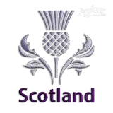 Scottish Thistle Machine Embroidery Design by Apex