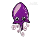 Sea Creature Machine Embroidery Design by Apex