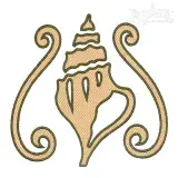 Sea Shell Applique Embroidery Design