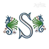 Seahorse Machine Embroidery Design by Apex