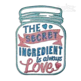 Secret Ingredient is Love Machine Embroidery Design