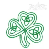 Shamrock Knot Embroidery Design