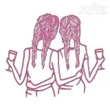 Sisterhood Embroidery Design