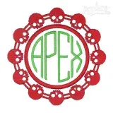 Skull Monogram Embroidery Frame