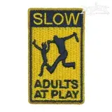 Slow Adults at Play Embroidery Design