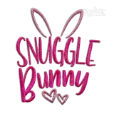 Snuggle Bunny Ears Machine Embroidery Design - Apex Digitized