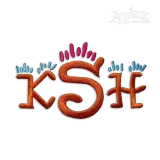 Spark 2-Color Machine Embroidery Font by Apex